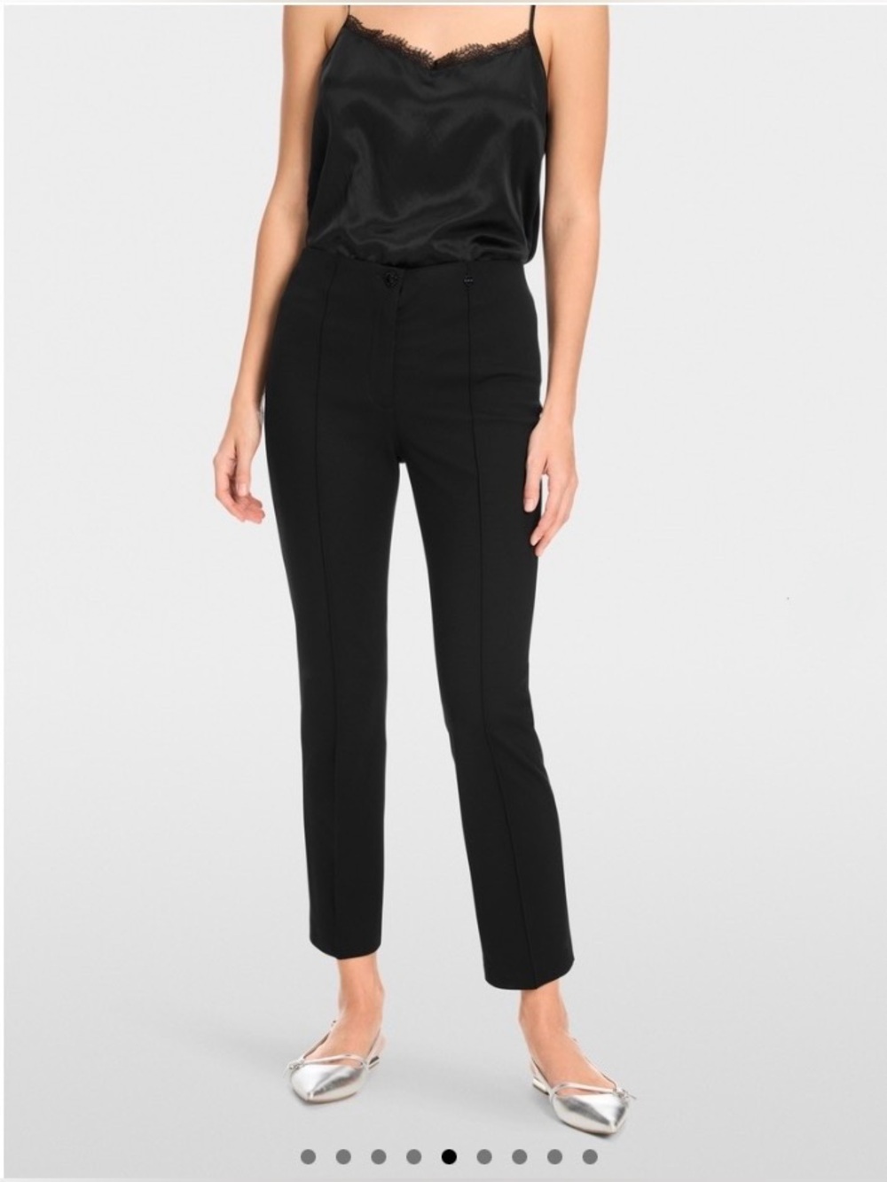 NWT!!!  MARC CAIN Black 7/8 Jersey Trousers - Size N3 (US 8)